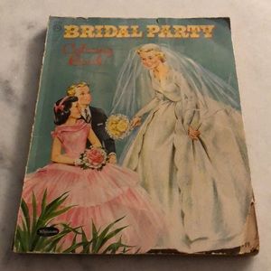 Vintage coloring book, in decent shape. Front cover is not intact.